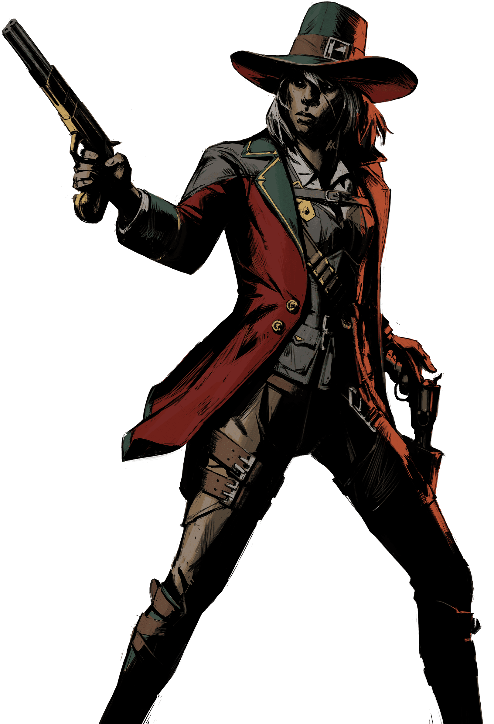 Bounty Hunter character illustration