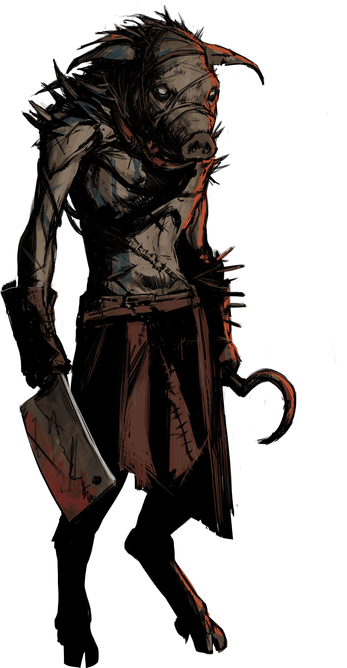 Pigman character illustration
